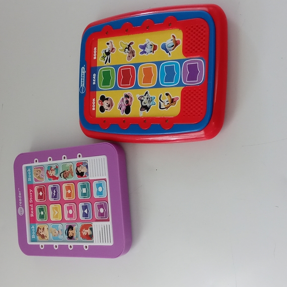 Set of 2 Electronic Disney Me Readers Princess & Mickey Mouse - Picture 1 of 5